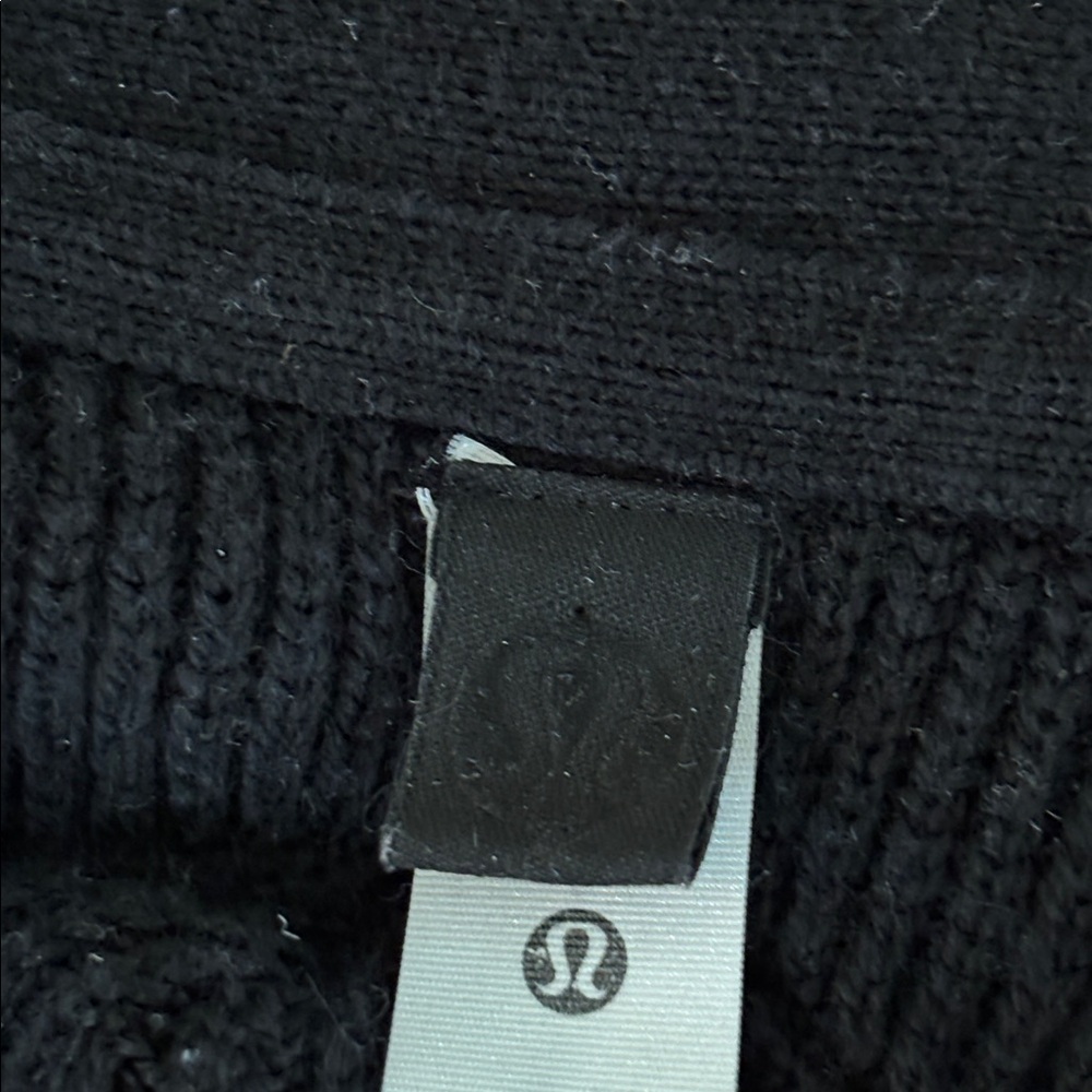 Lululemon Cashlu Sweater Wrap Style W3EGYS Black 4 - Picture 6 of 8